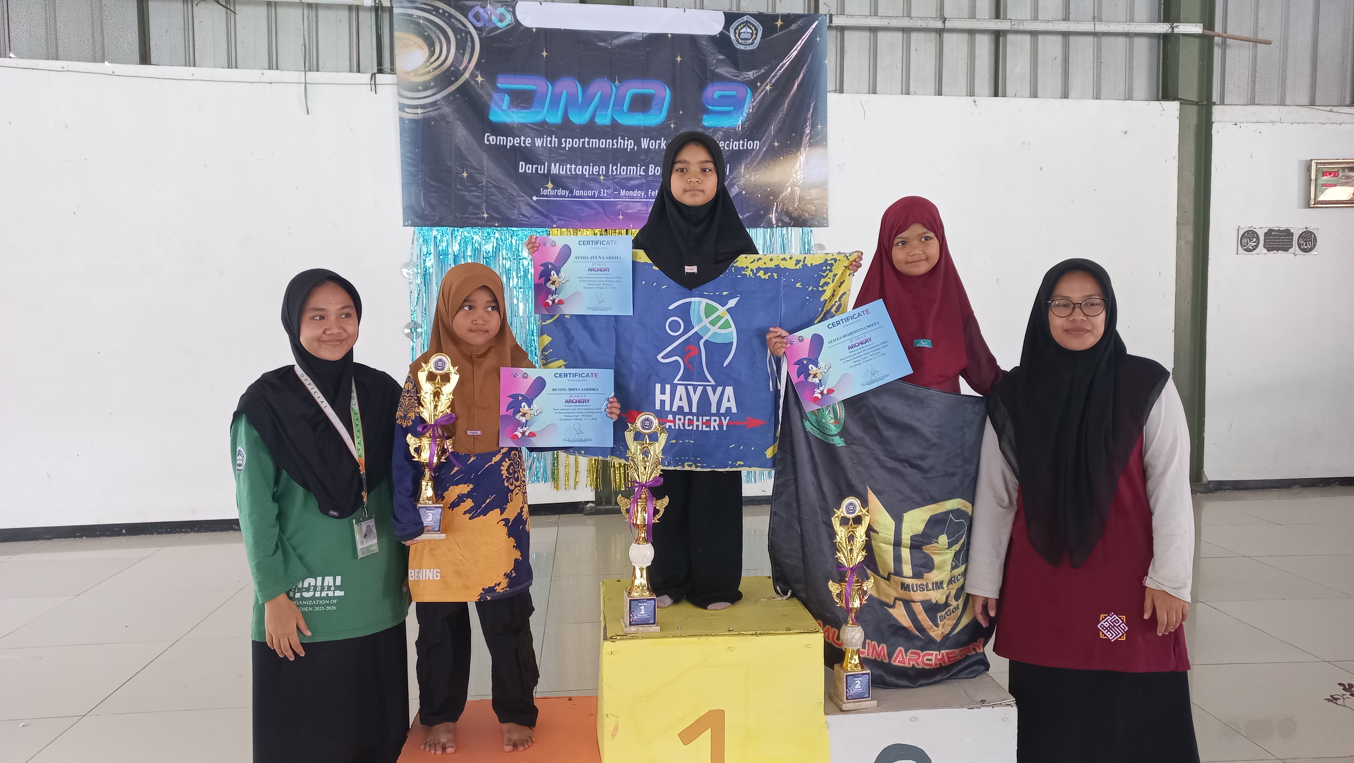 Aysha Raih Juara 1 pada Daarul Muttaqien Open Panahan Tradisional 2026